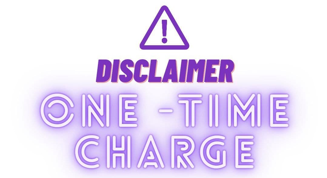 One Time Charge ALLO -Disclaimer